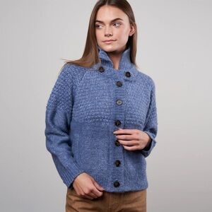 The GREAT - Shrunken Hearth Cardigan - Salt Water Blue